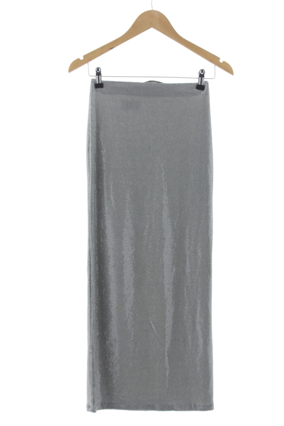 Falda de Pull & Bear de la talla XS, de color gris