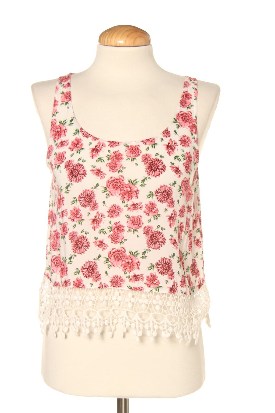Top H&M de la taille 34, de couleur fleurs