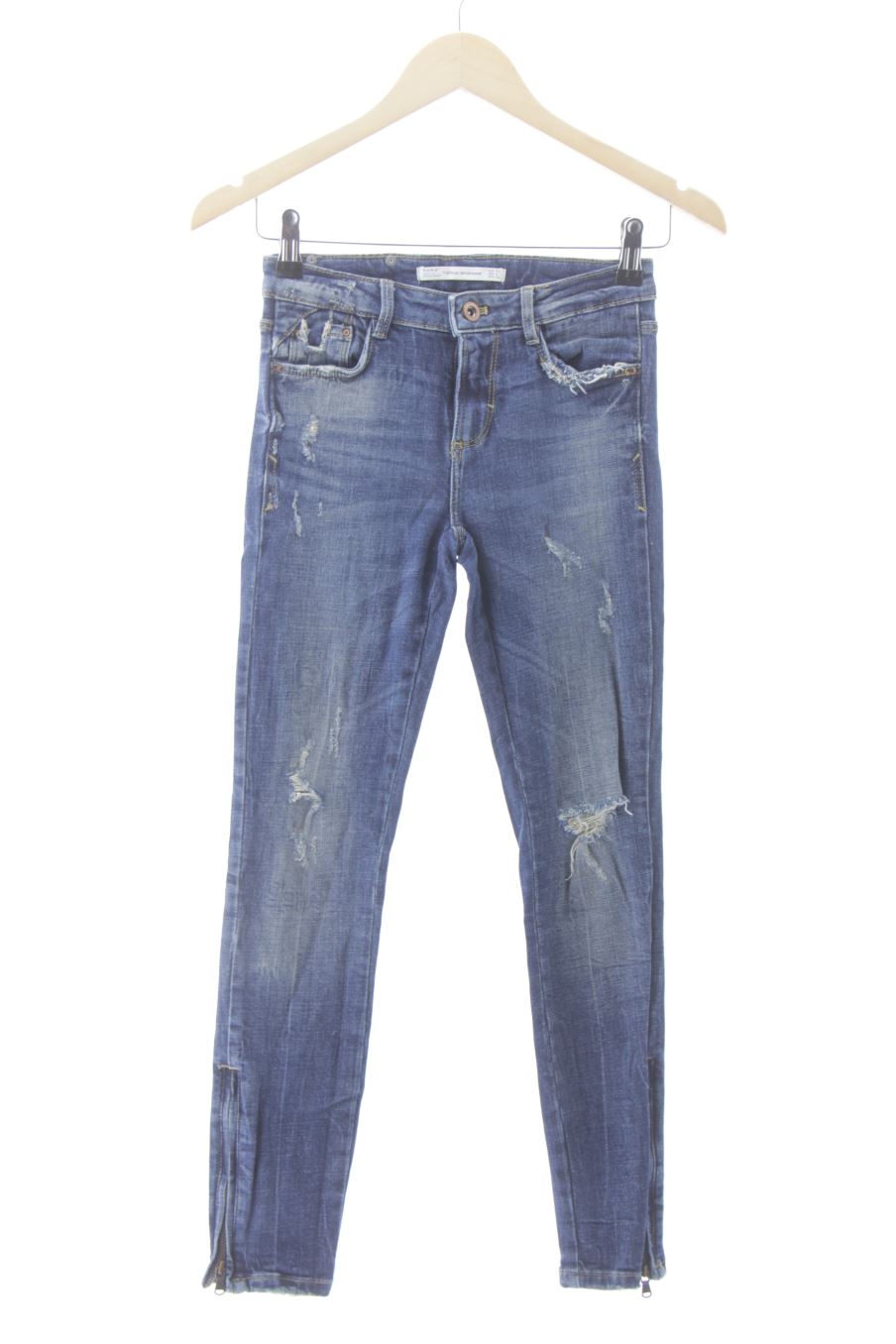 Vaquero de Trafaluc de la talla 34, de color azul de ropa vaquera