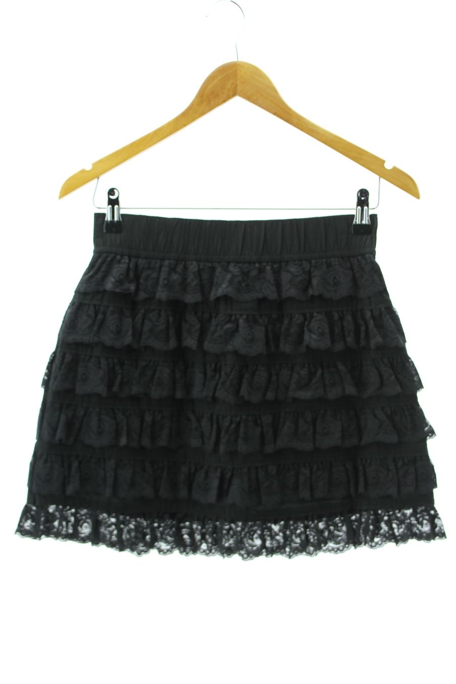 Jupe Mango de la taille S, de couleur noir