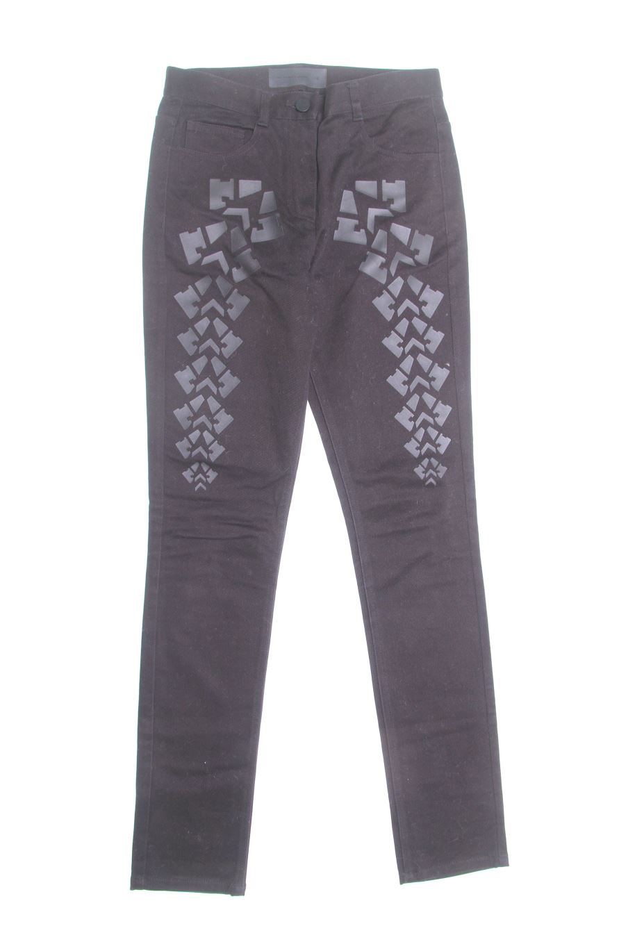 Vaqueros de H&M de la talla 34, de color negro de ropa vaquera