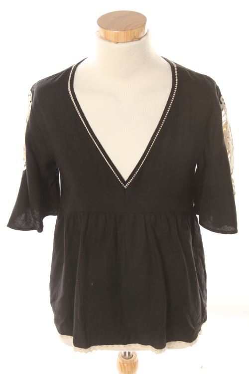 Blusa de manga corta