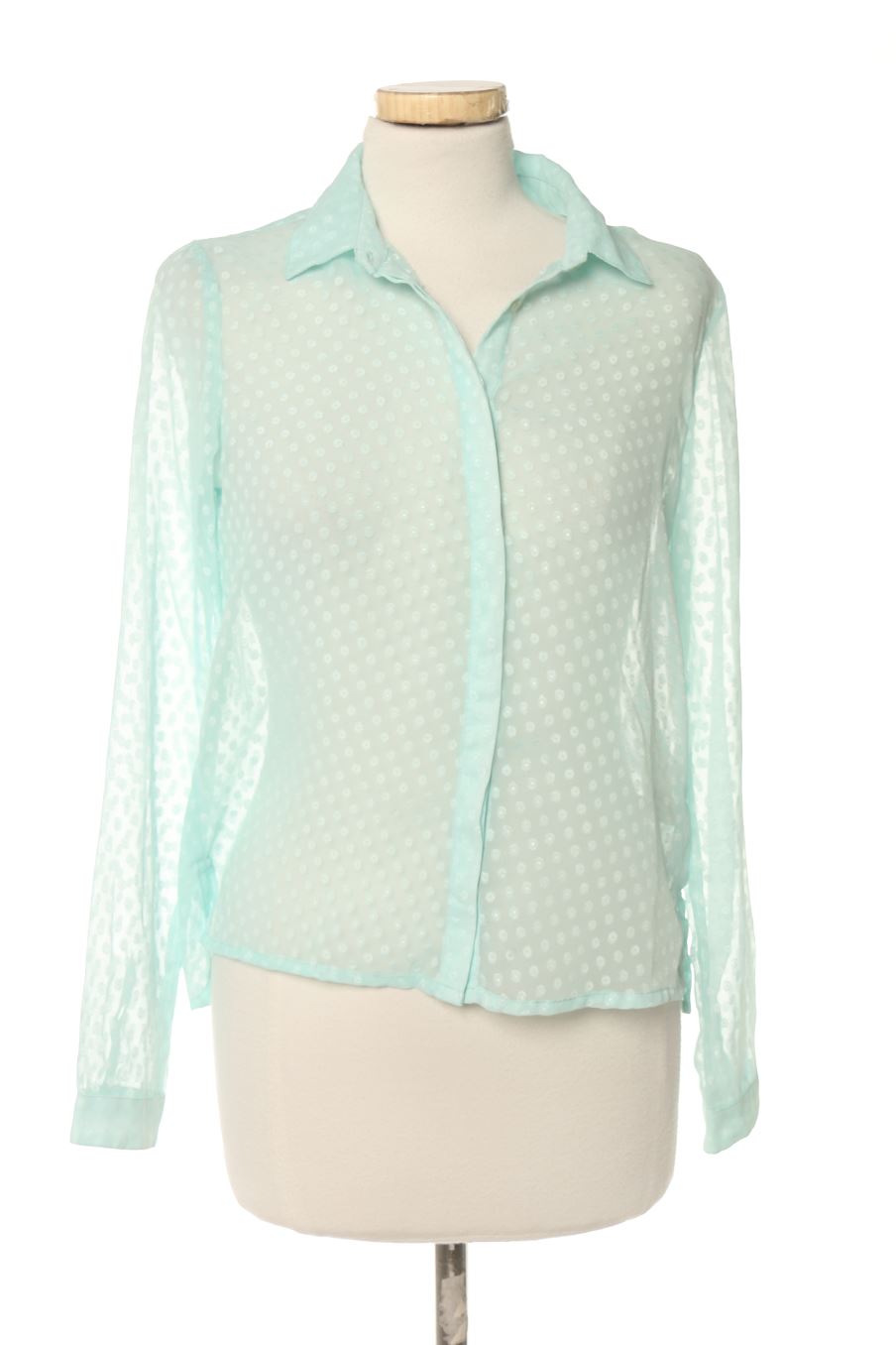 Camicia de Stradivarius de la talla S, de color turchese