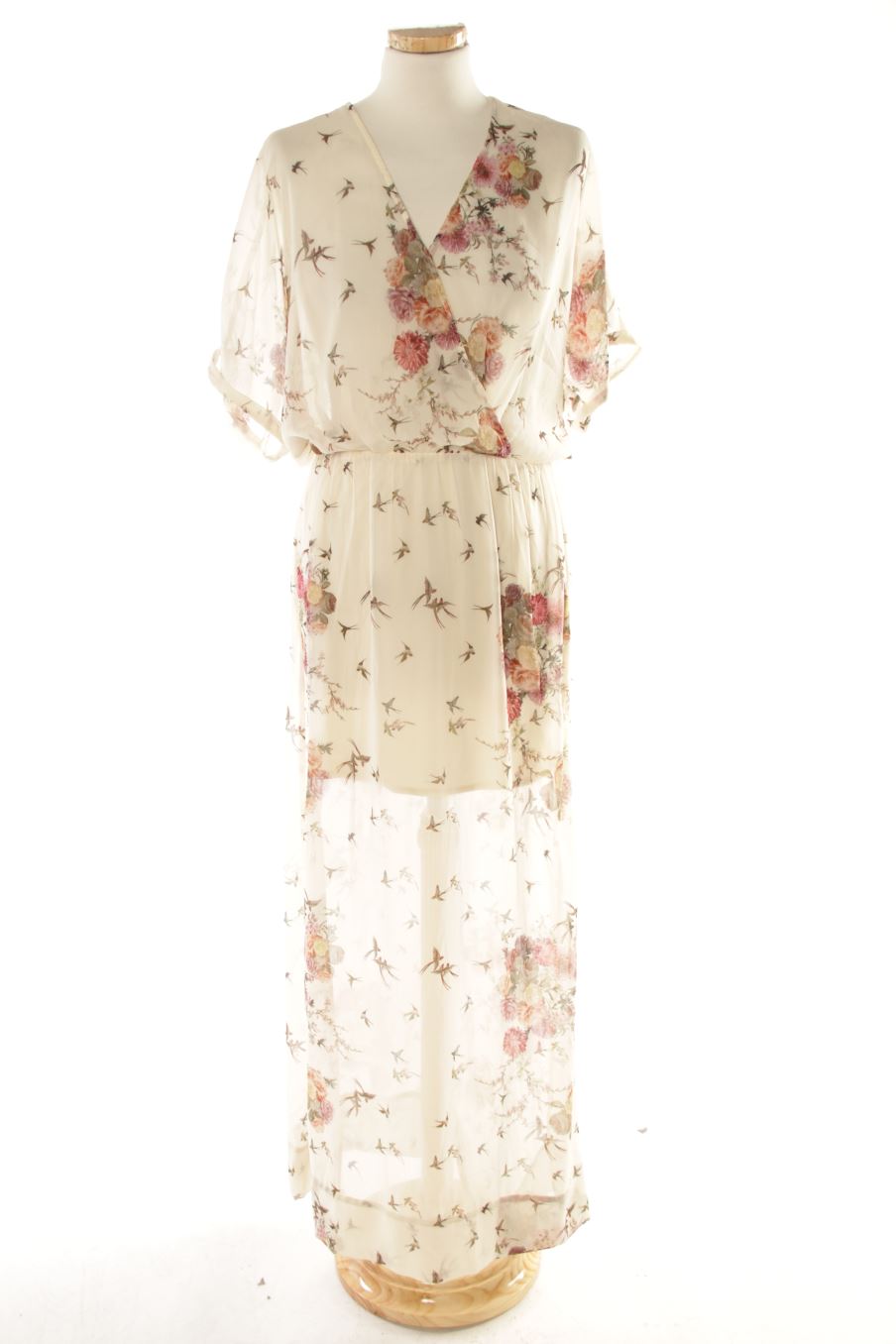 Robe casual Trafaluc de la taille S, de couleur fleurs