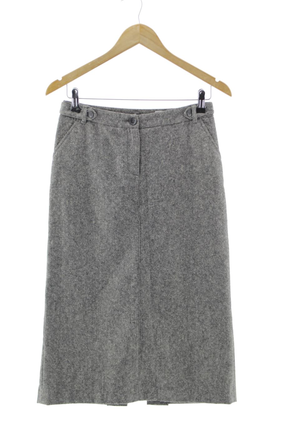 Falda de H&M de la talla 34, de color gris