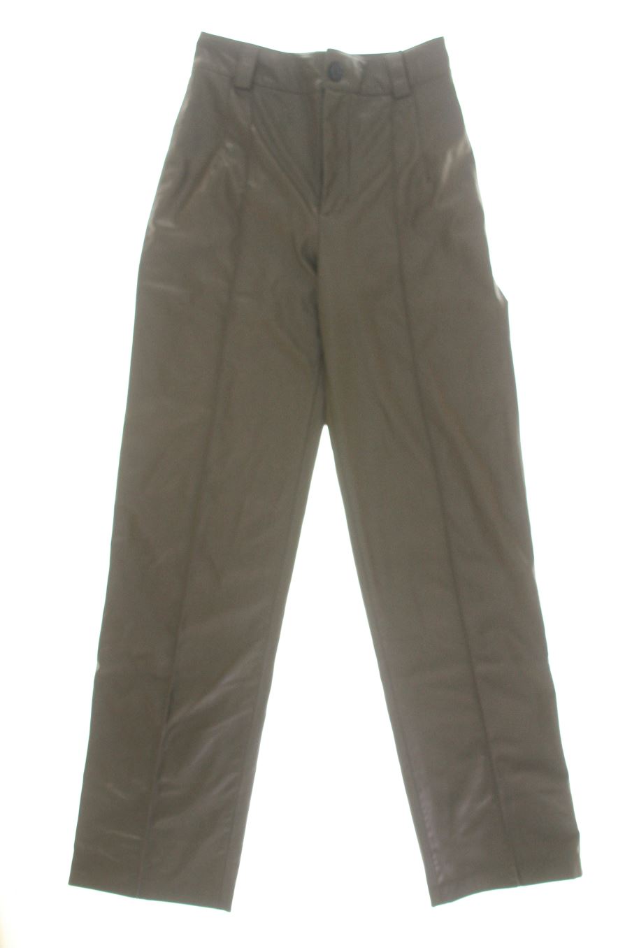 Pantalon Zara de la taille XS, de couleur vert de synthétique
