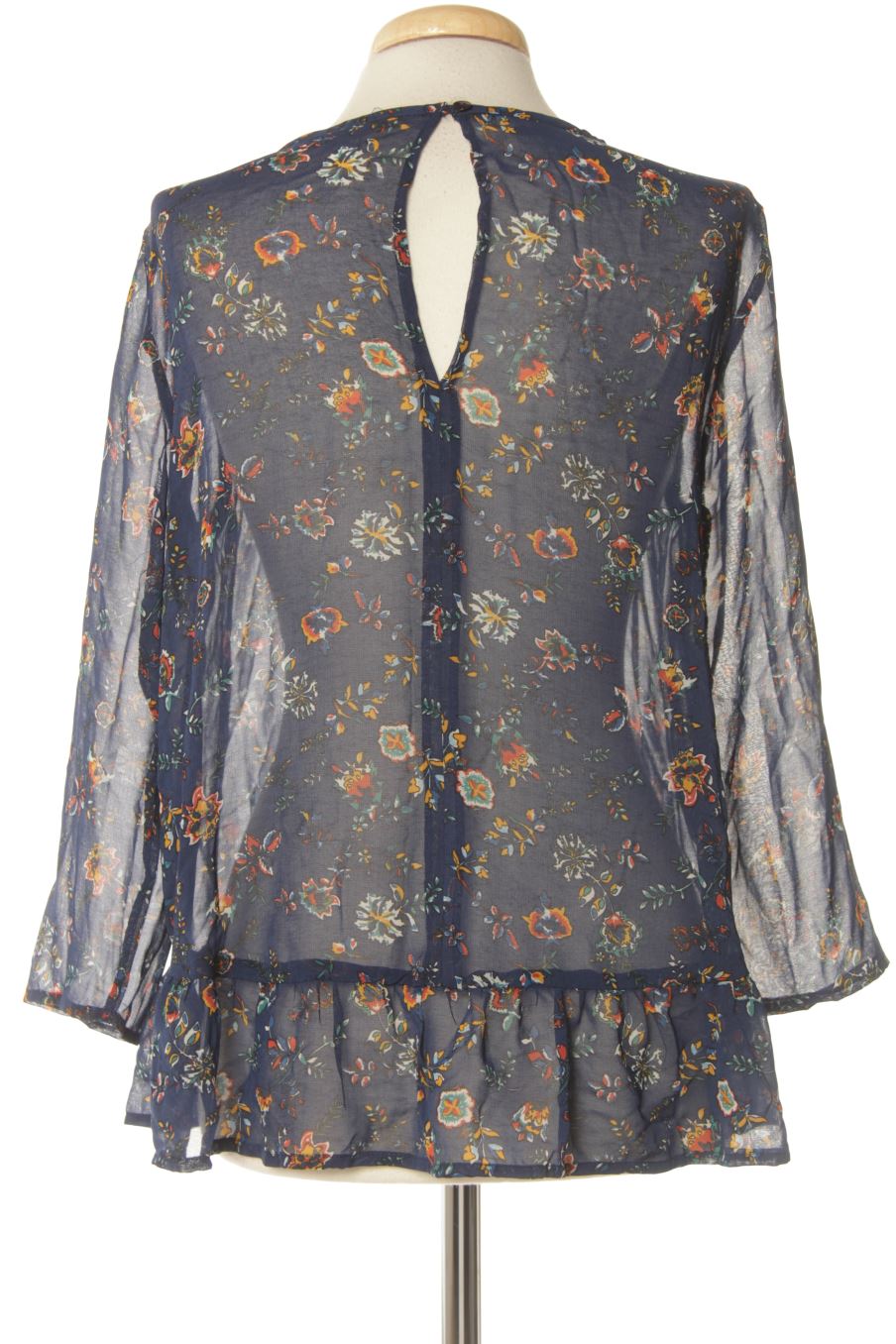 Blouse à manches longues Springfield de la taille 38, de couleur fleurs
