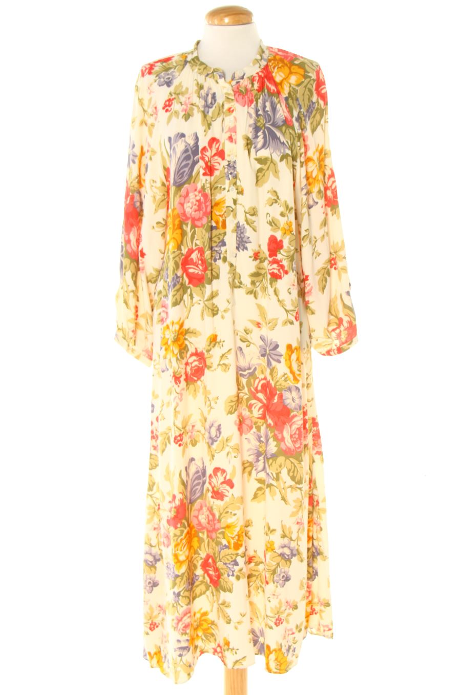 Vestido casual de Zara de la talla L, de color flores