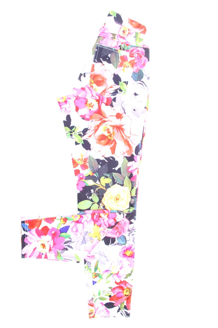 Pantalón Casual de HUE de la talla S, de color flores