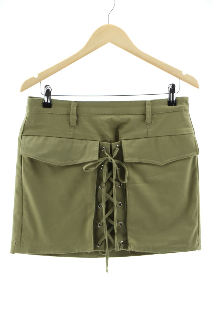 Jupe Bershka de la taille M, de couleur vert