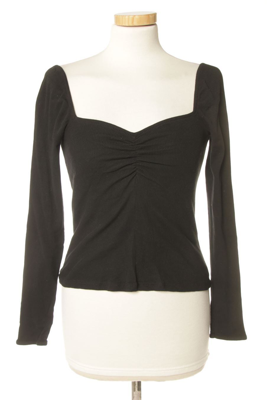 Top Valentina de la taille S, de couleur noir