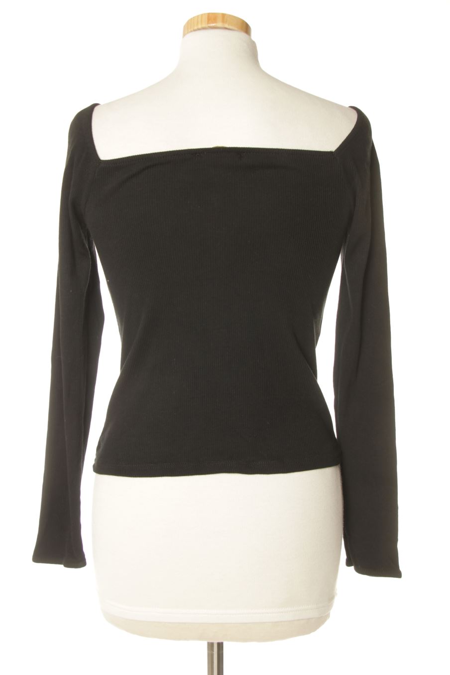 Top Valentina de la taille S, de couleur noir