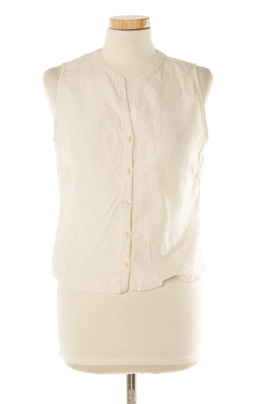 Chemise sans manches Camaieu de la taille M, de couleur beige