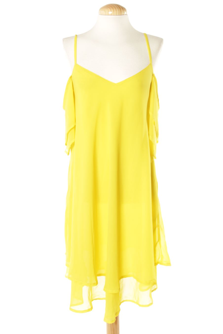 Robe casual Tiffosi de la taille XS, de couleur jaune