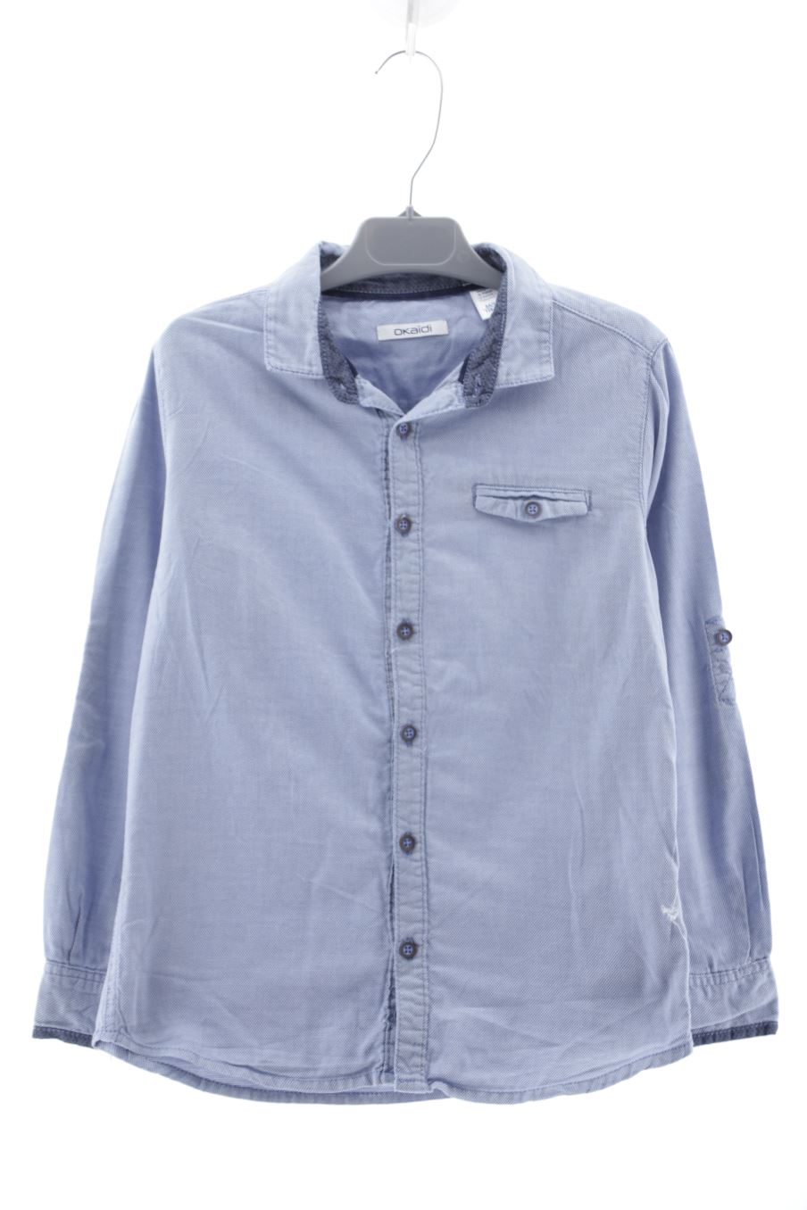 Chemise manches longues Okaidi de la taille 8 ans de seconde main