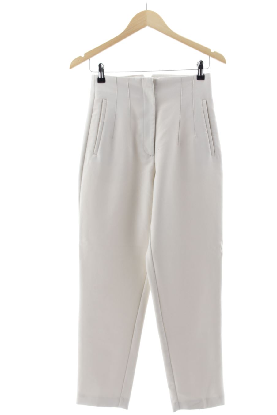 Pantalon Zara de la taille S, de couleur beige