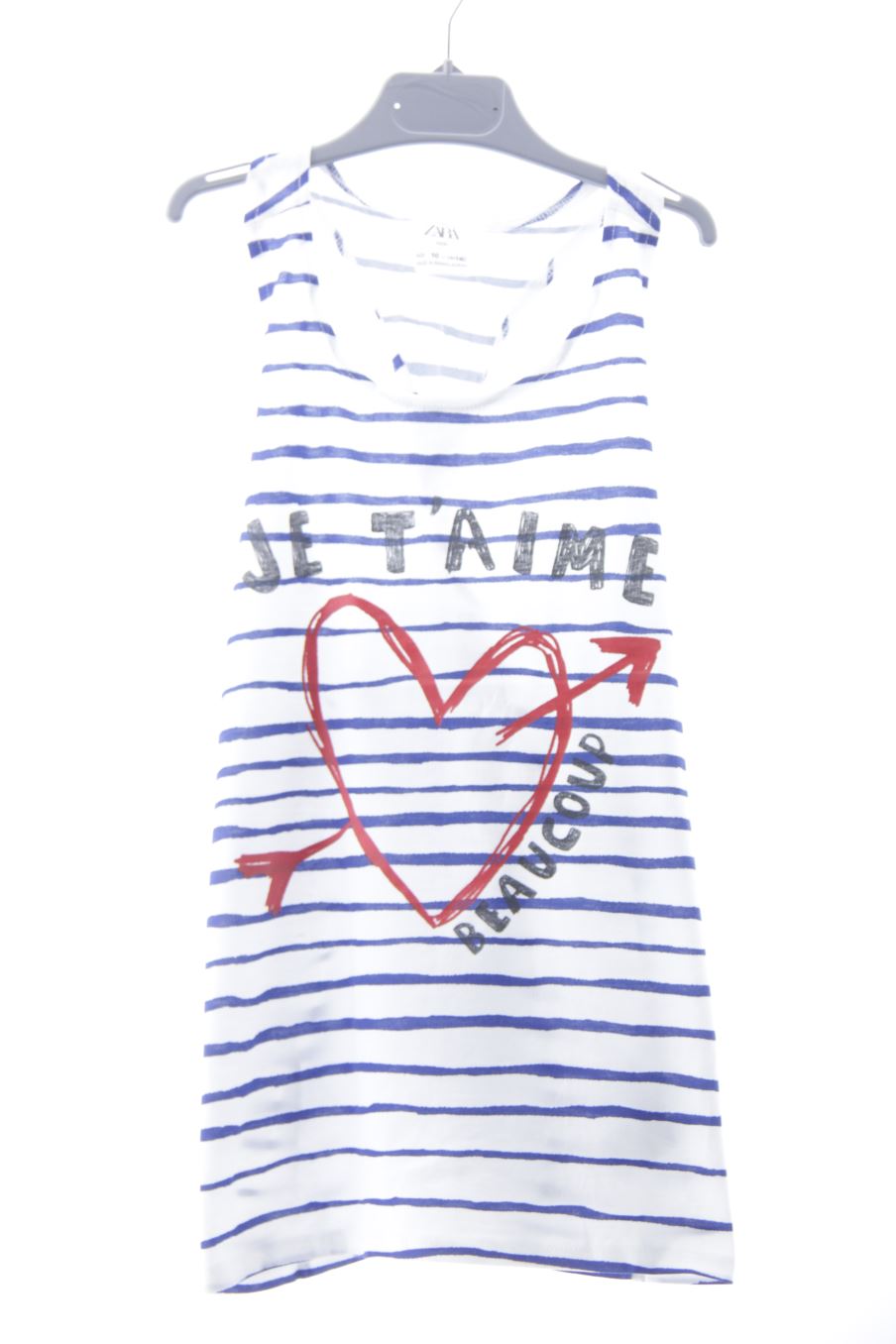 Camiseta sin mangas de Zara de la talla 10 años de segunda mano