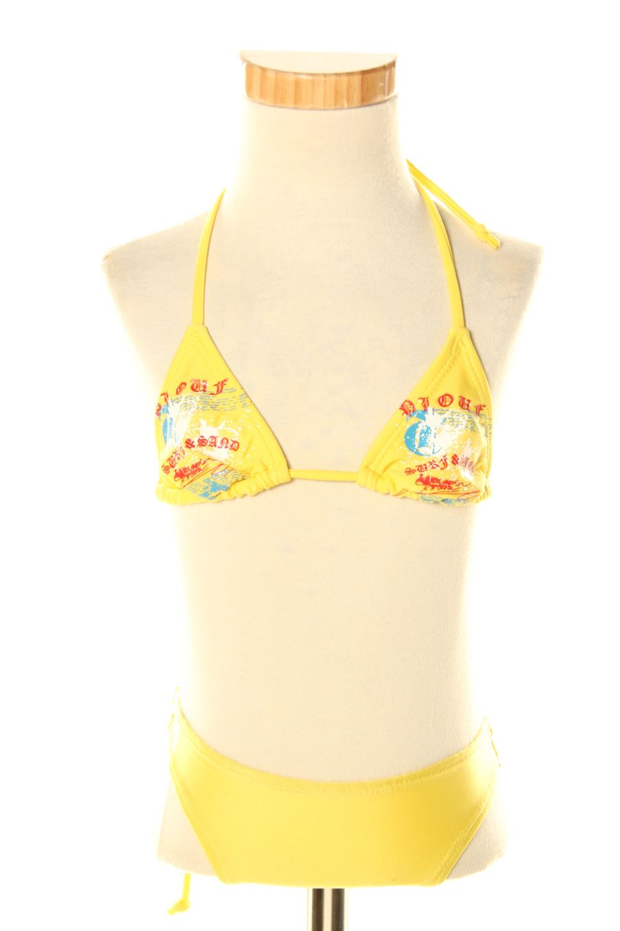 Maillot de bain Plouf de la taille 2 ans avec une étiquette