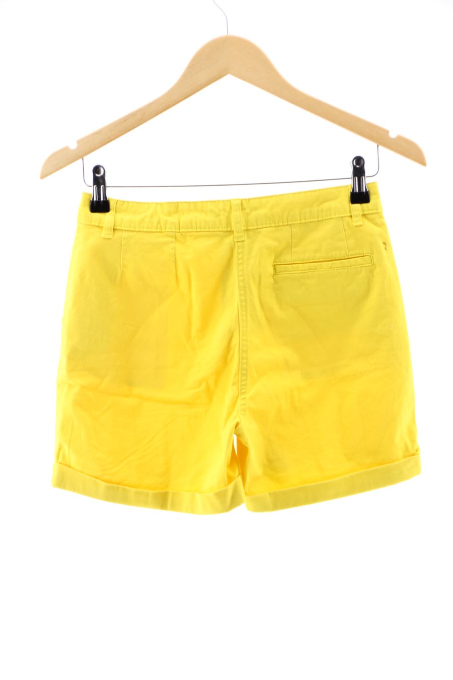 Shorts Monoprix de la taille 34, de couleur jaune de denim