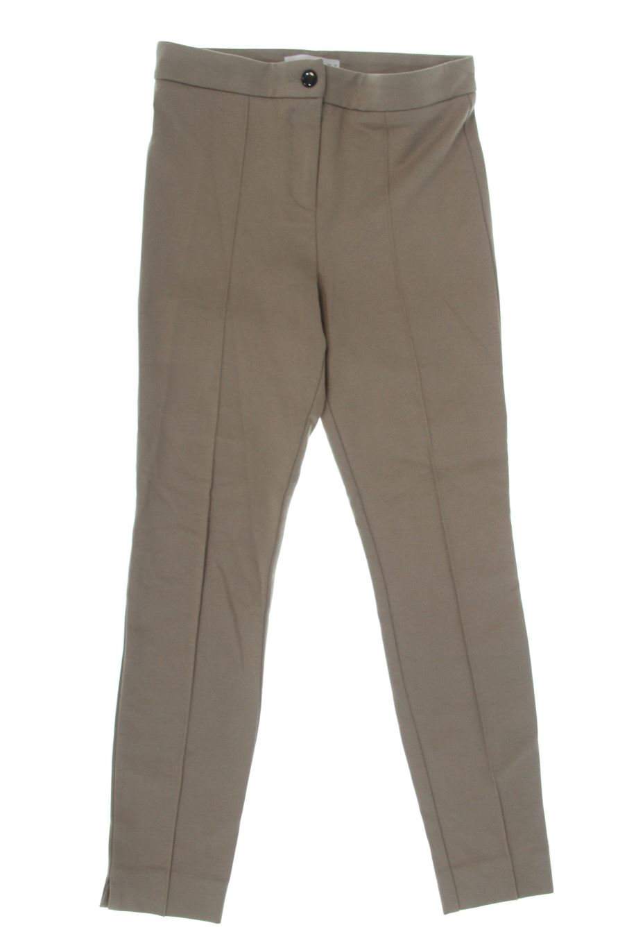 Pantalones de Mango de la talla 38, de color beige