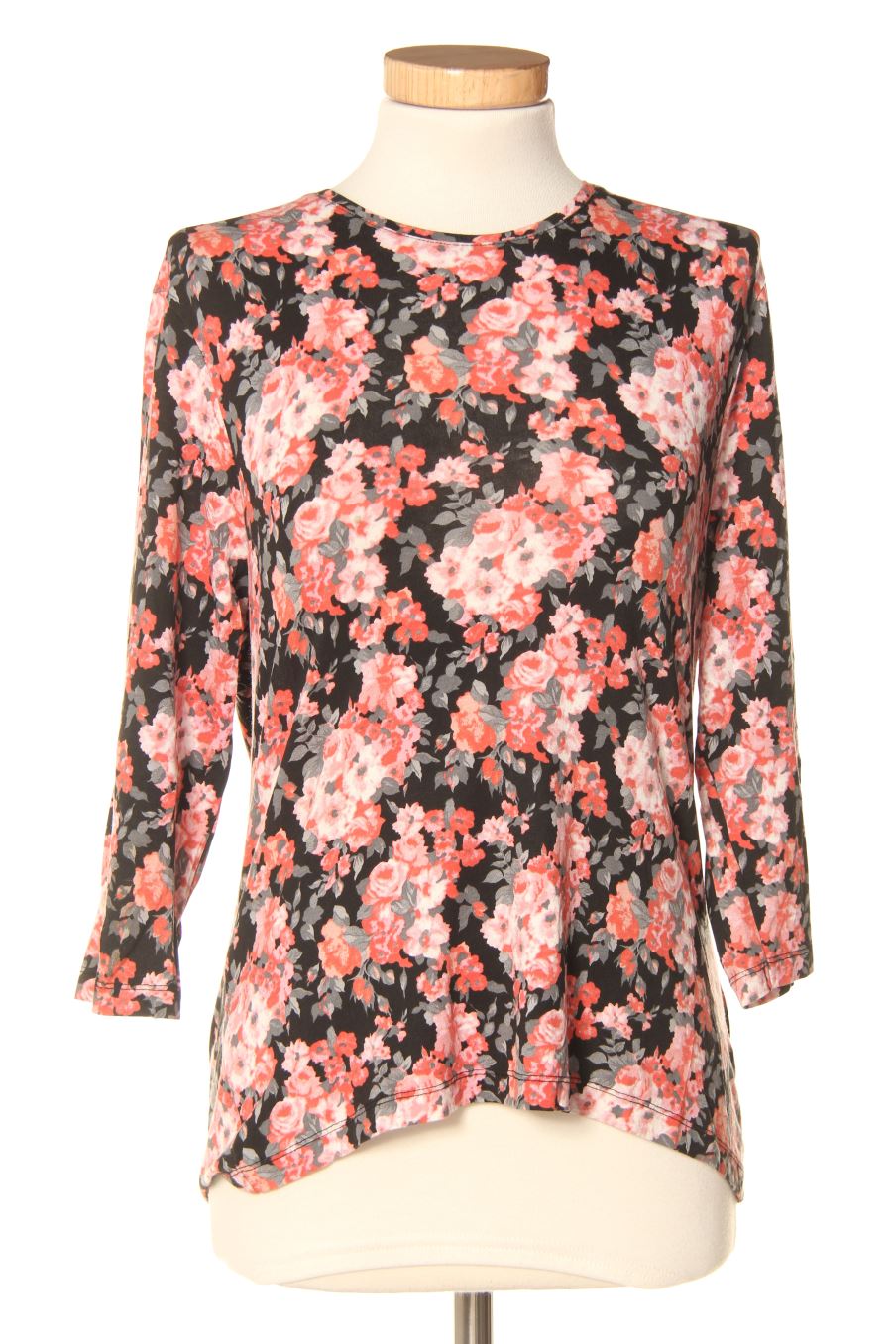 T-shirt à manches longues Punt roma de la taille M, de couleur fleurs