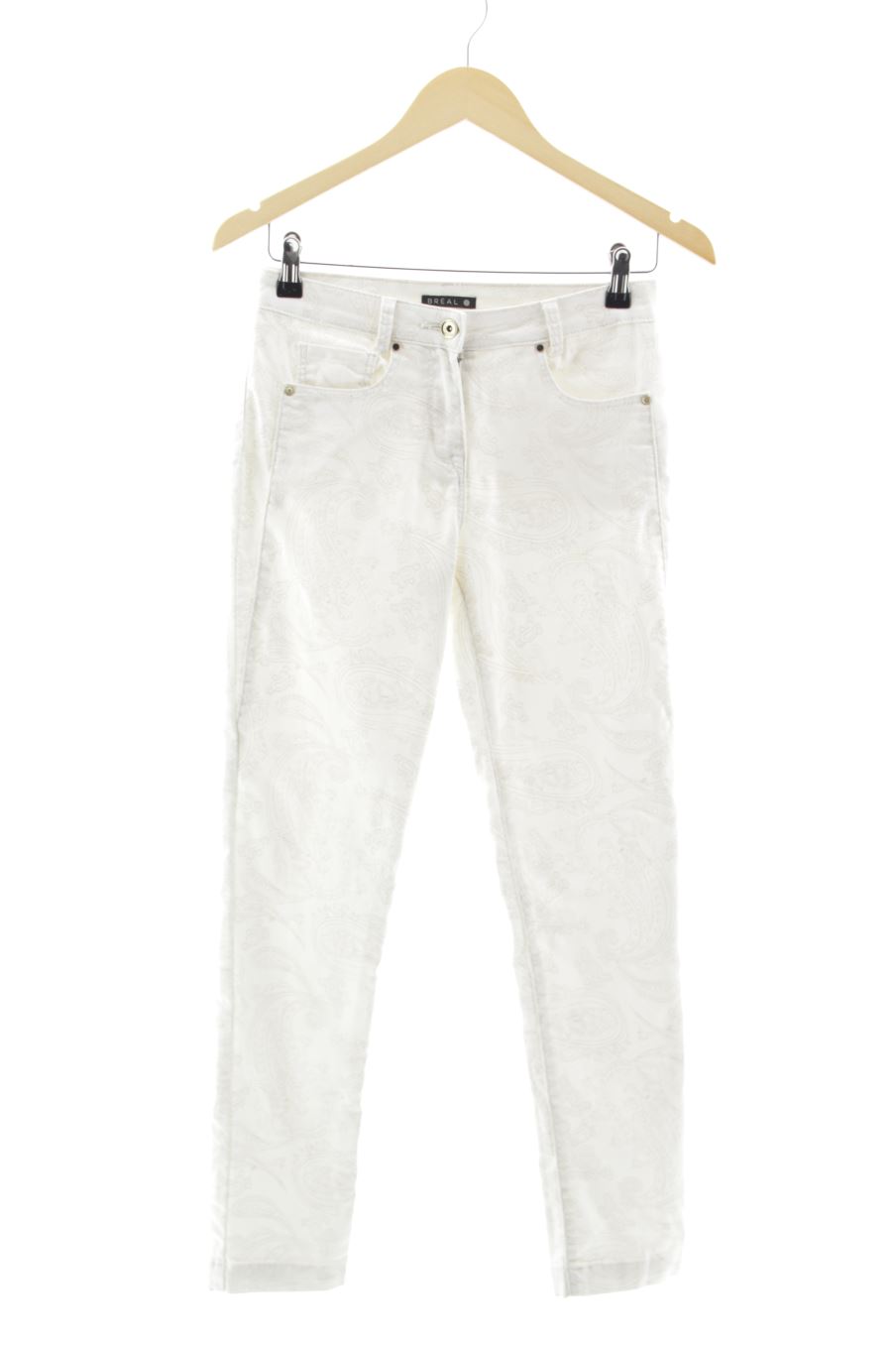 Jeans Bréal Collection de la taille XS, de couleur blanc de denim