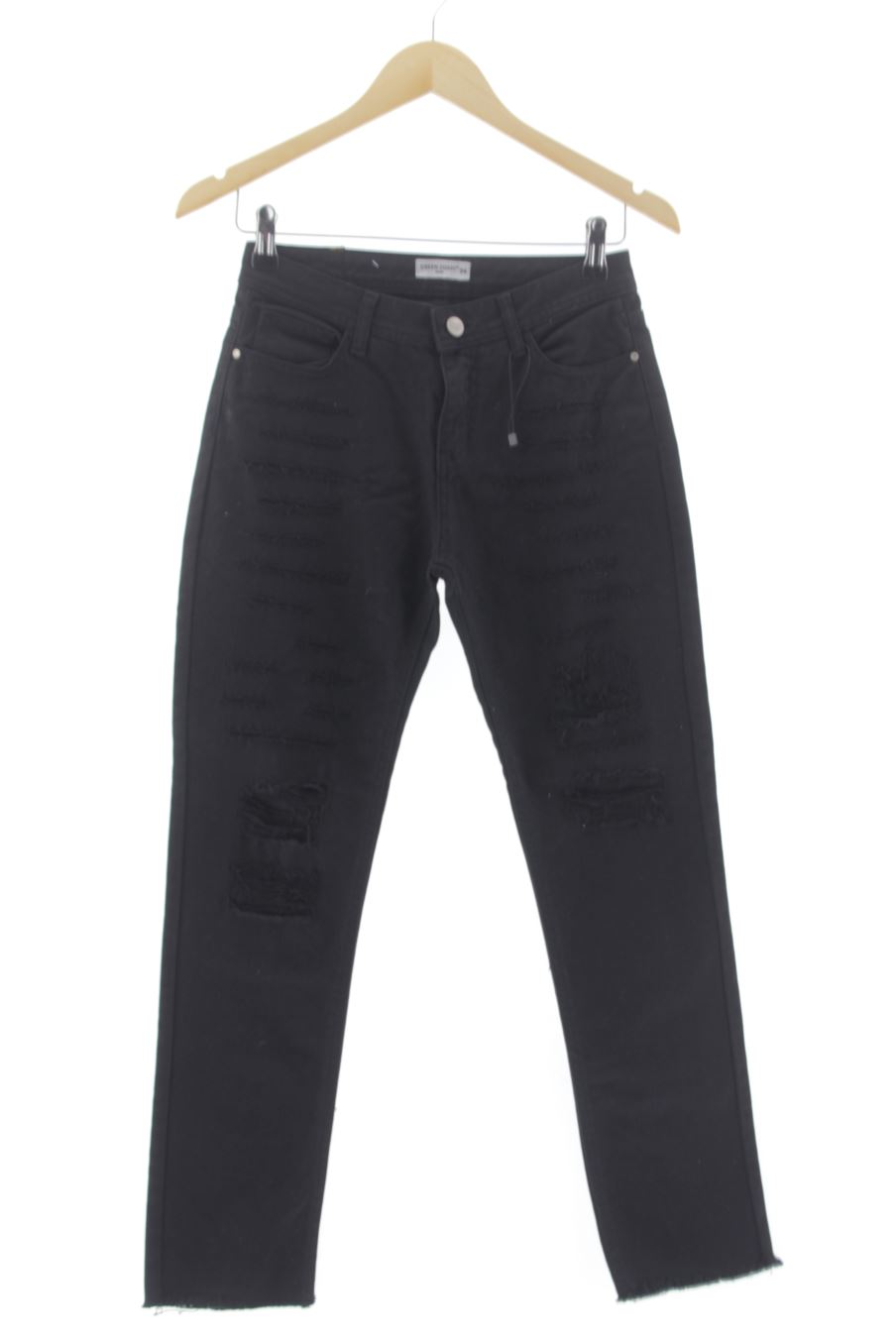 Vaquero de Green coast de la talla 34 de color negro de ropa vaquera