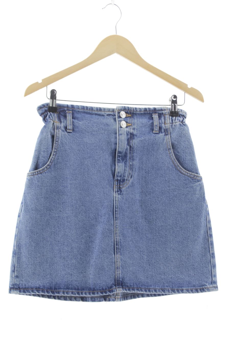 Jupe Mango de la taille M de couleur bleu de denim