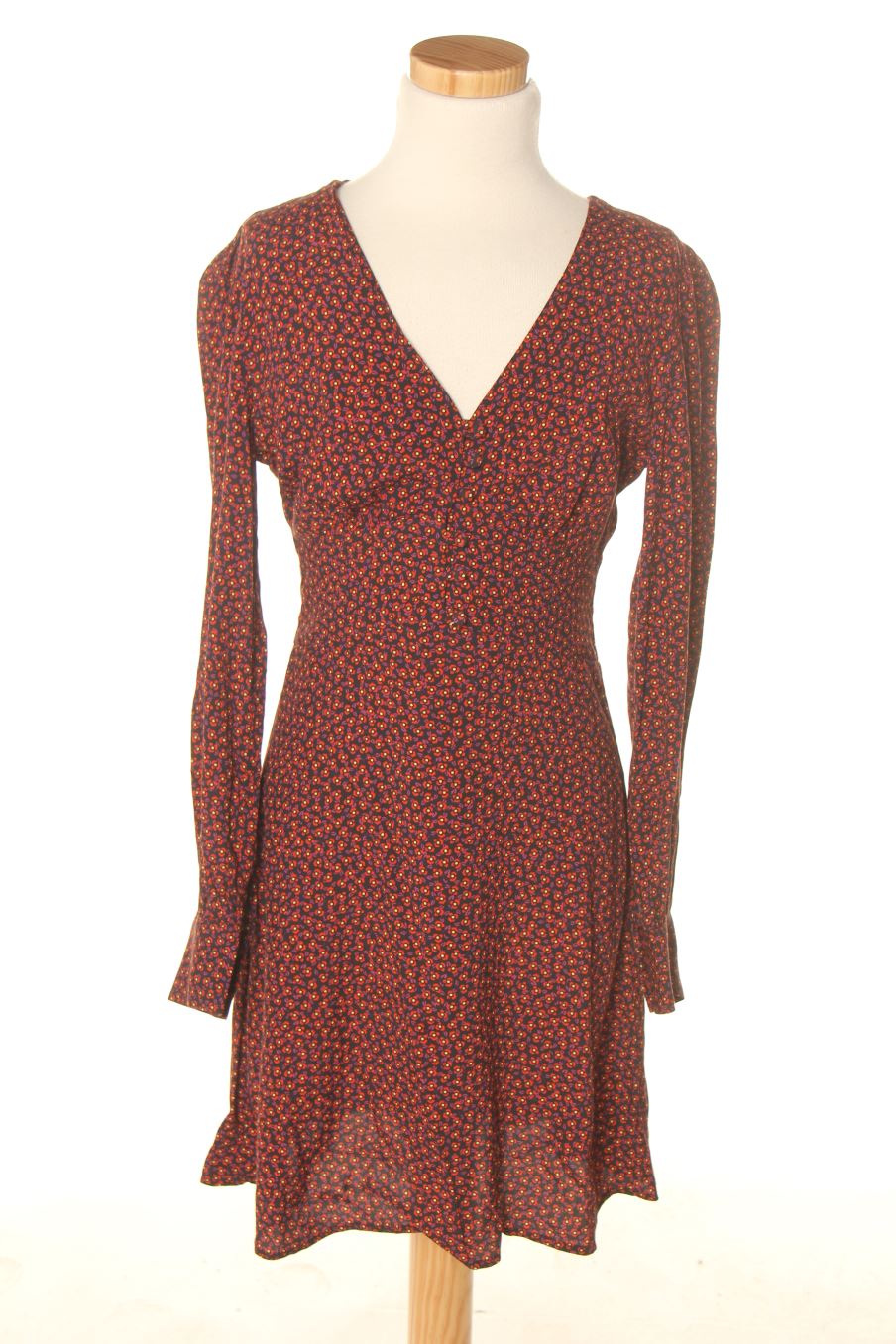 Robe casual Mango de la taille XXS, de couleur fleurs