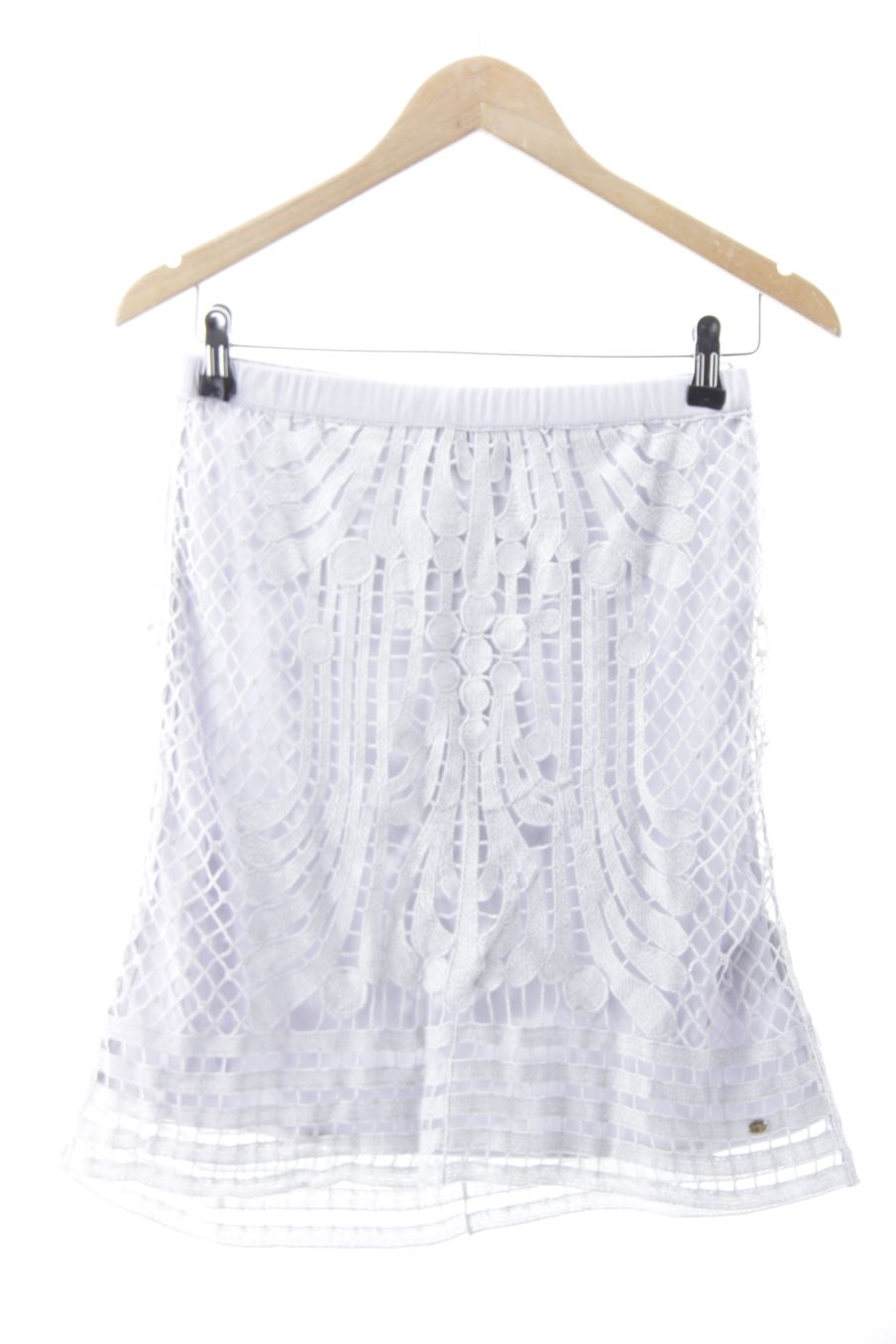 Jupe Amichi de la taille S, de couleur argenté