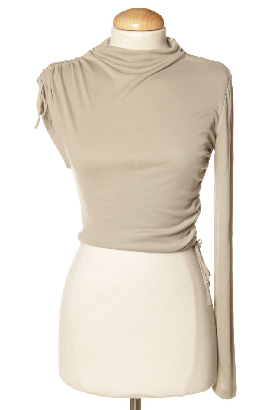 Top de Zara de la talla XS, de color gris
