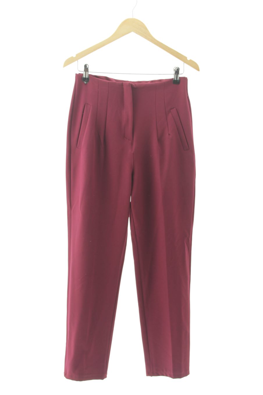 Pantalon Made in italy de la taille L, de couleur bordeaux