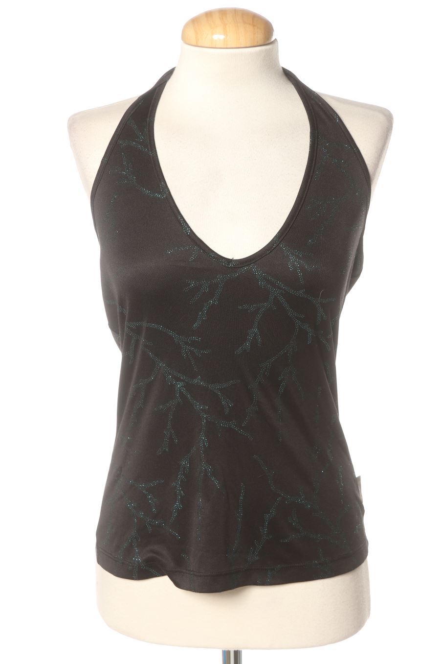 Top de Versace Young de la talla M, de color negro