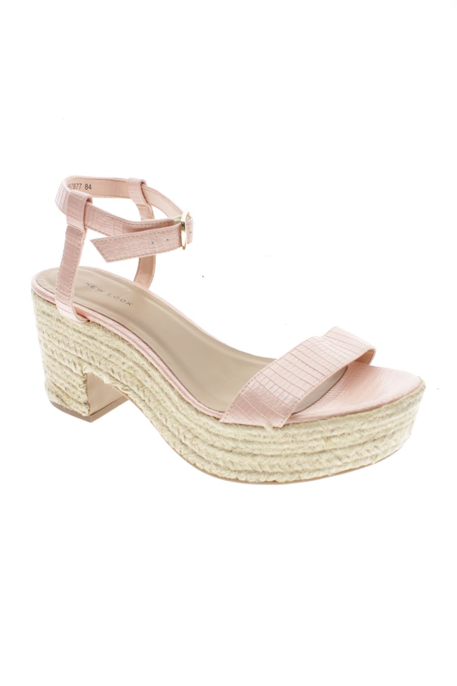 Sandalias tacon de new look de la talla 40, de color rosa de