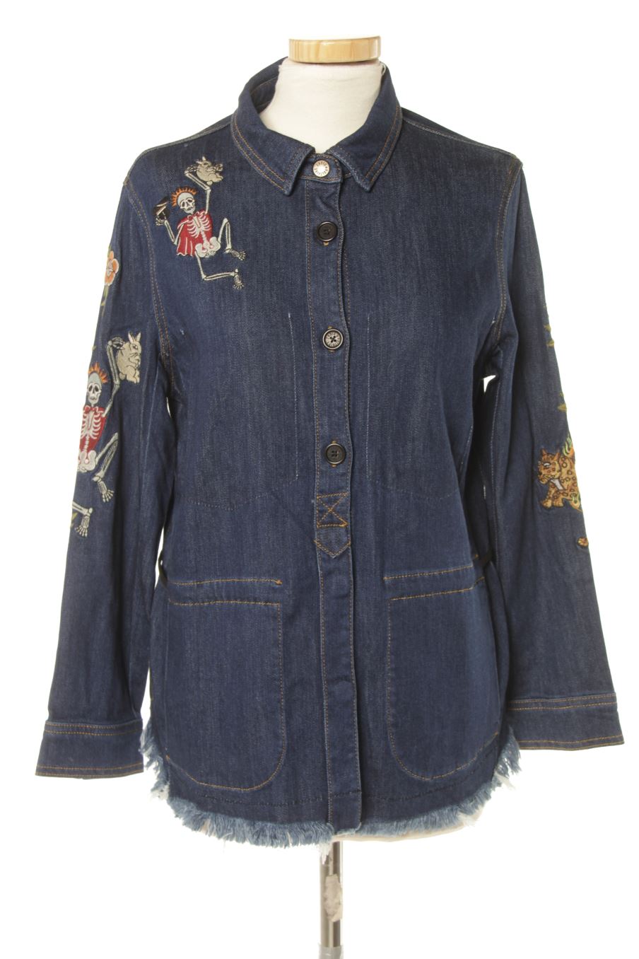 Cazadora de Zadig & Voltaire de la talla S, de color azul marino de ropa vaquera
