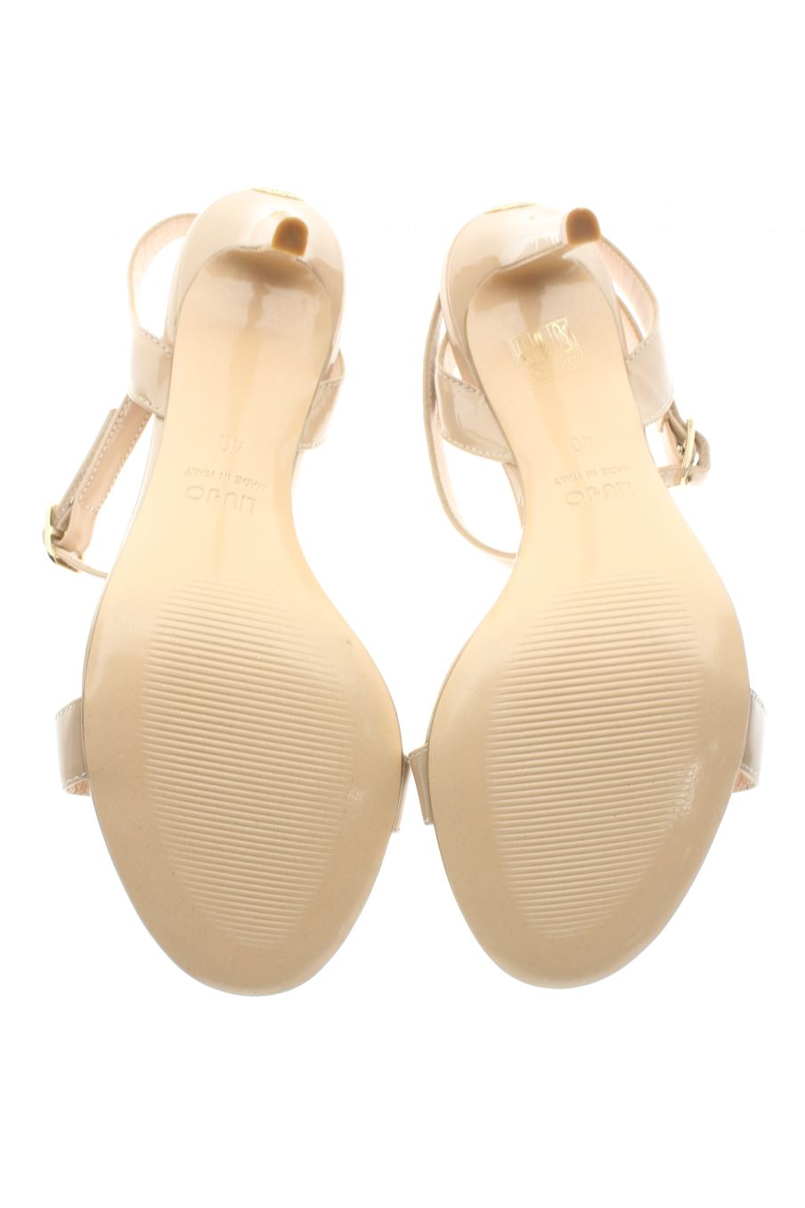 Sandalias tacon de Liu jo de la talla 40, de color beige de
