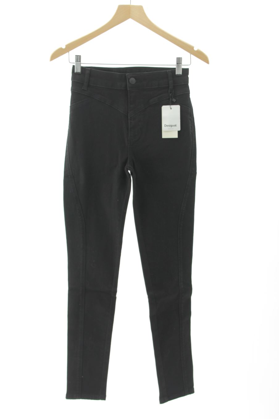 Jeans Desigual de la taille 38, de couleur noir de denim