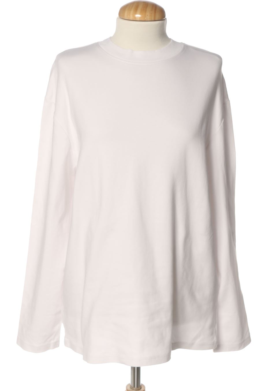 Langärmeliges T-Shirt von Zara Größe S, Farbe Weiss, für
