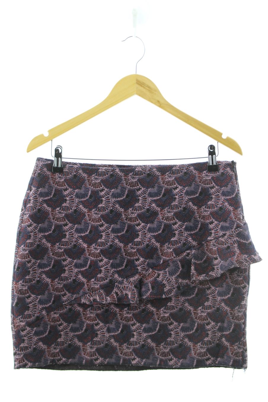 Jupe Bershka de la taille L, de couleur imprimés