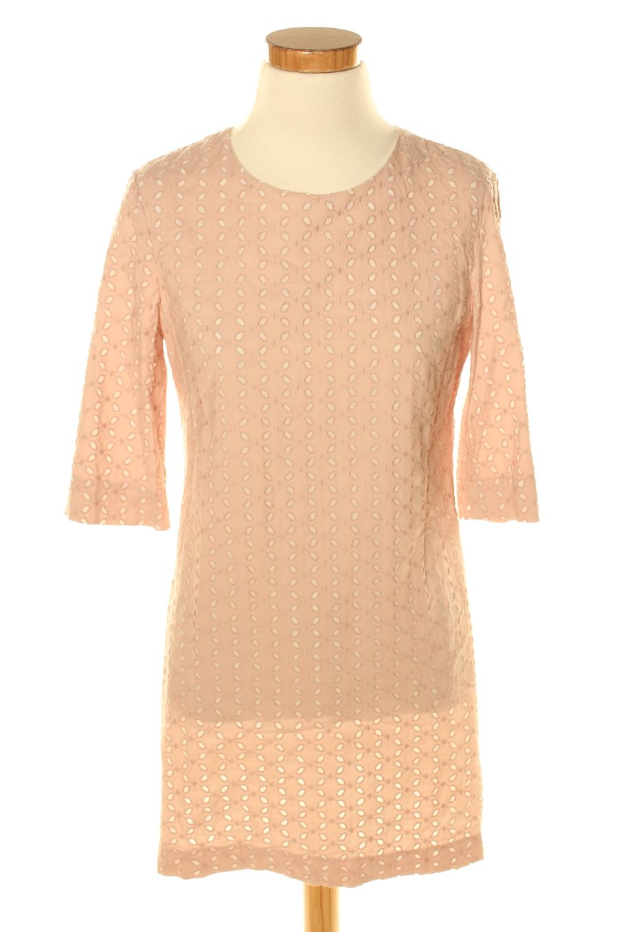 Vestido casual de Mango de la talla XS, de color burdeos