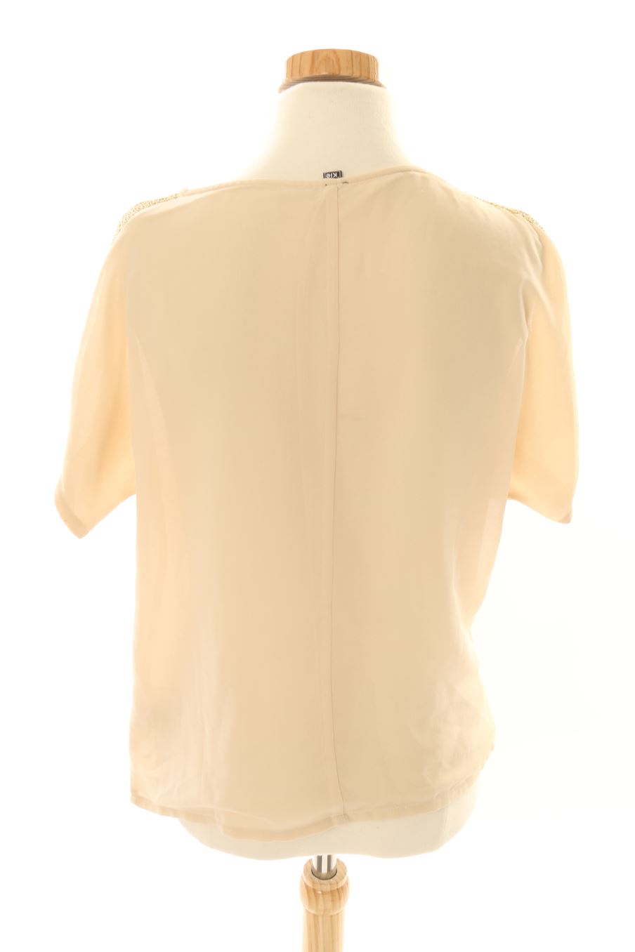 Blouse à manches courtes Pimkie de la taille M, de couleur beige