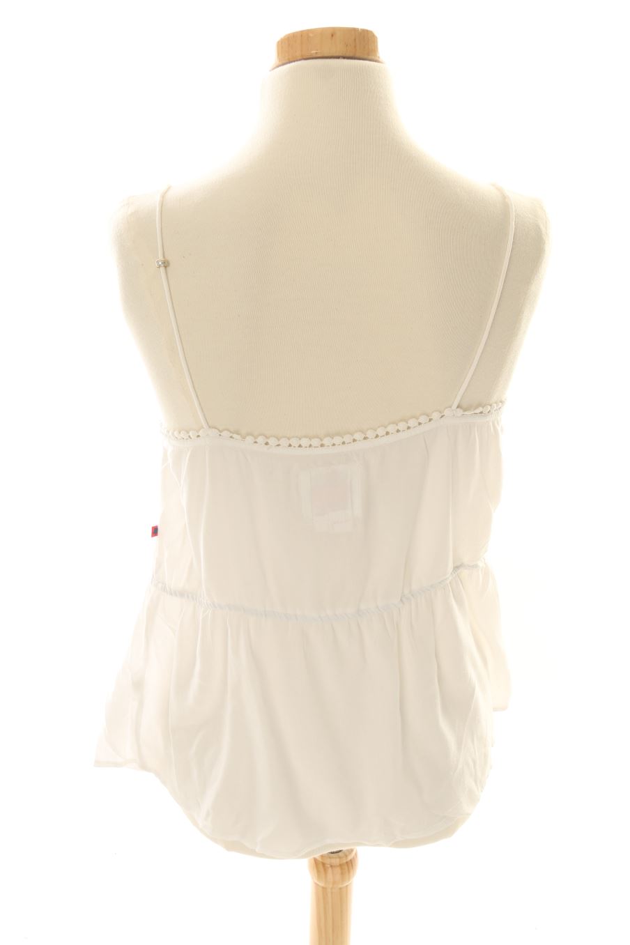 Top de Pepita Perez de la talla XS, de color blanco