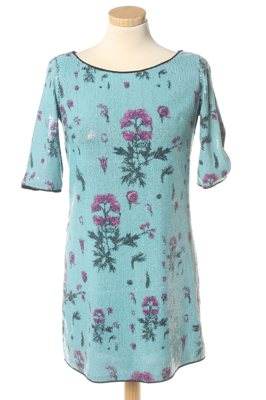 Robe Adolfo Dominguez de la taille 34, de couleur turquoise
