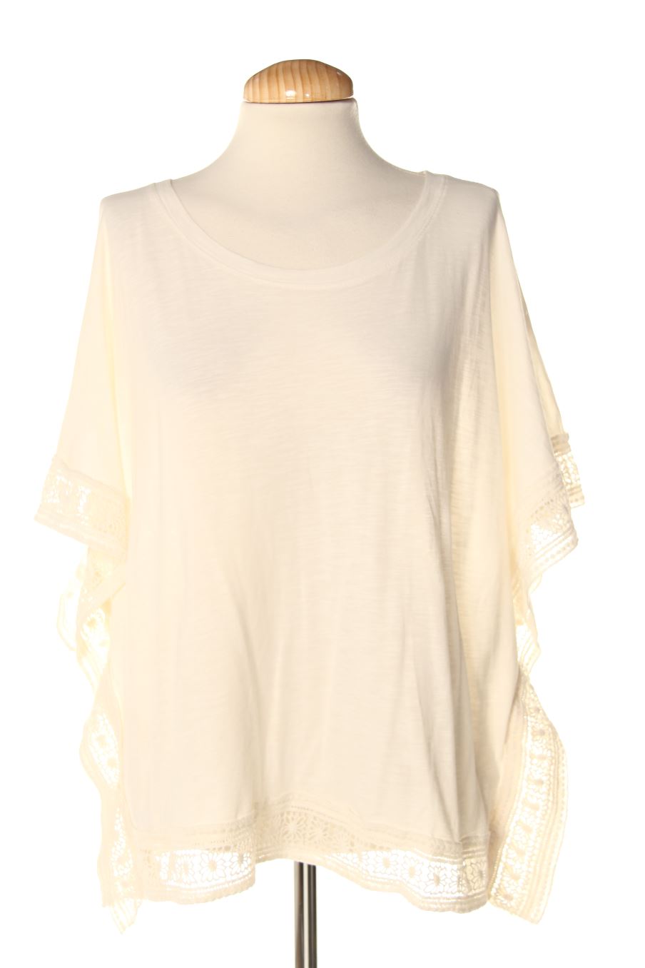 T-shirt Monisqui de la taille S, de couleur blanc