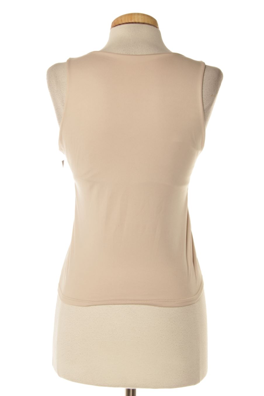 Camiseta sin mangas de Made in italy de la talla S, de color beige