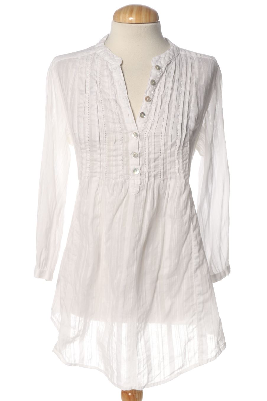 Blusa a maniche lunghe de H&M de la talla S, de color bianco
