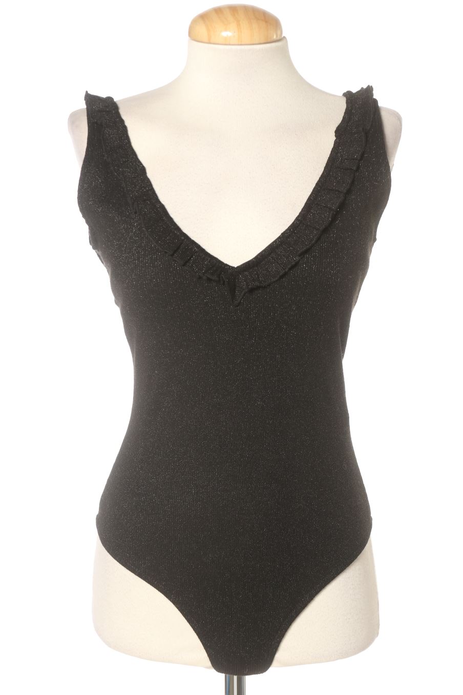 Body von Bershka Größe M, Farbe Schwarz, für