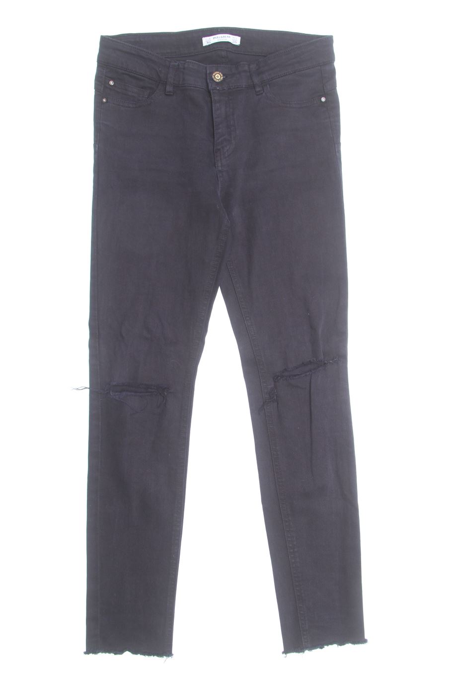Jeans Pull & Bear de la taille 36, de couleur noir de denim