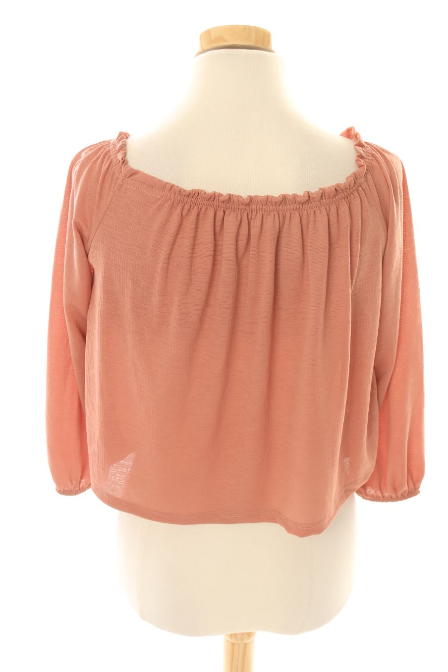 T-shirt à manches longues Bershka de la taille XS, de couleur rose