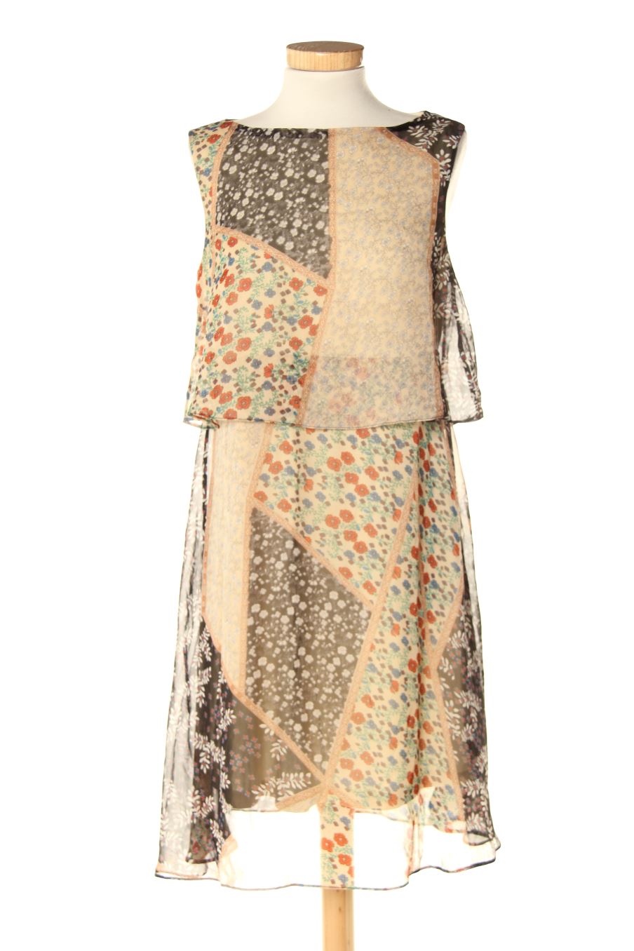 Robe casual VEGAS COLLECTION de la taille S, de couleur fleurs